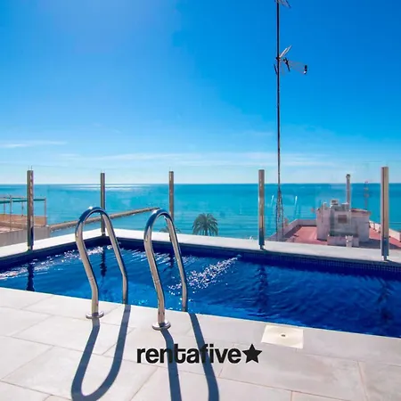 Rentafive Atico Vistas Al Mar 1 Min Playa * Santa Pola