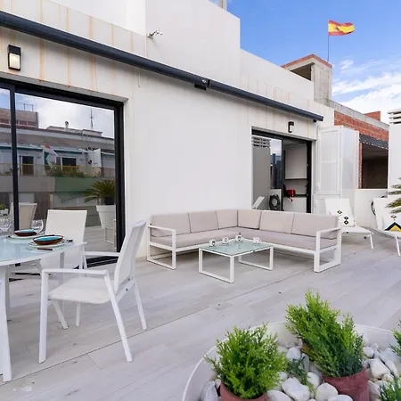 Rentafive Atico Vistas Al Mar 1 Min Playa Apartment *